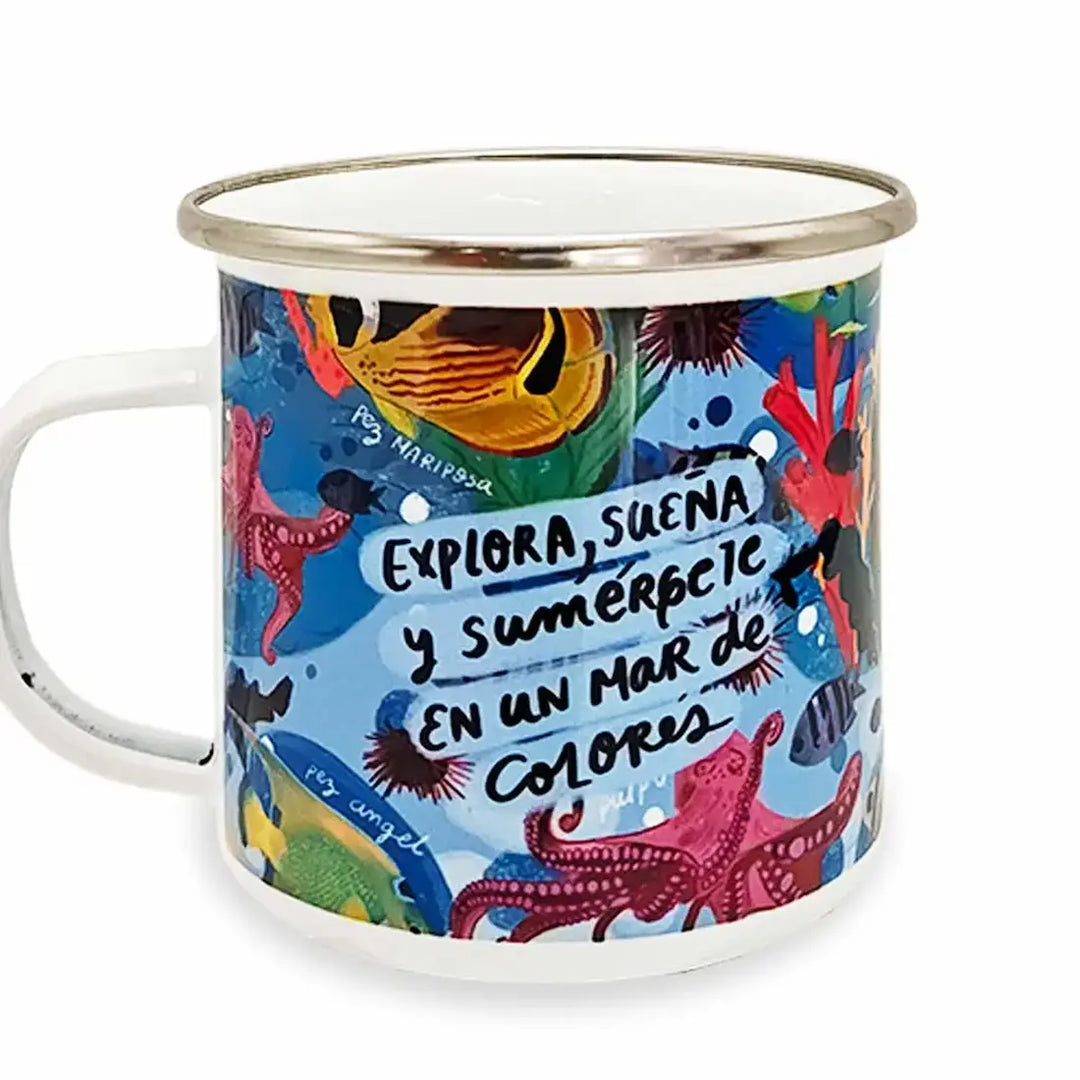 Mug Peltre Costa Colombiana