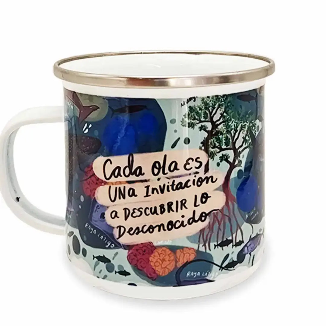 Mug Peltre Pacifico Colombiano