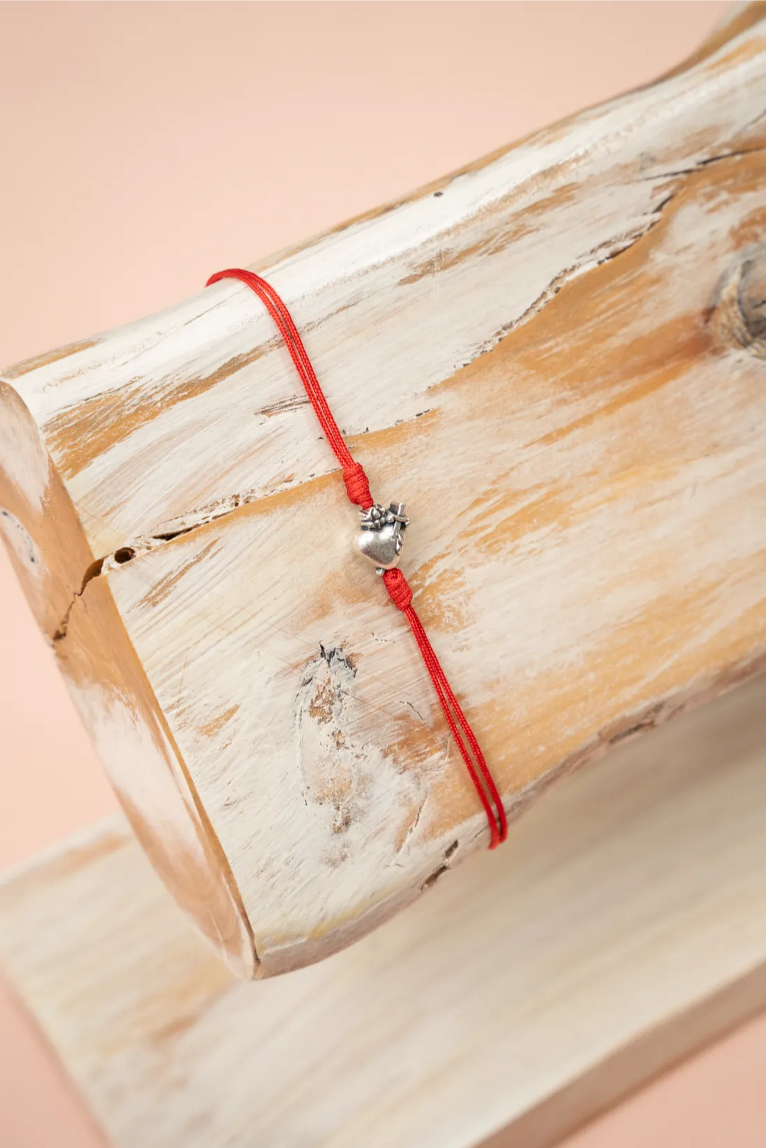 Pulsera doble hilo con corazon detente