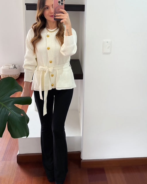 COMPLICITY 154 CARDIGAN AMOUR MARFIL