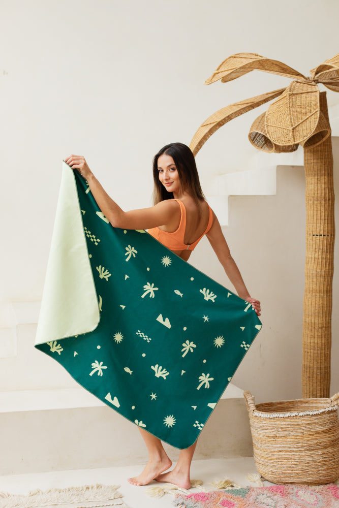 MANTTA TOALLA PLAYERA DE MICROFIBRA ARRECIFE