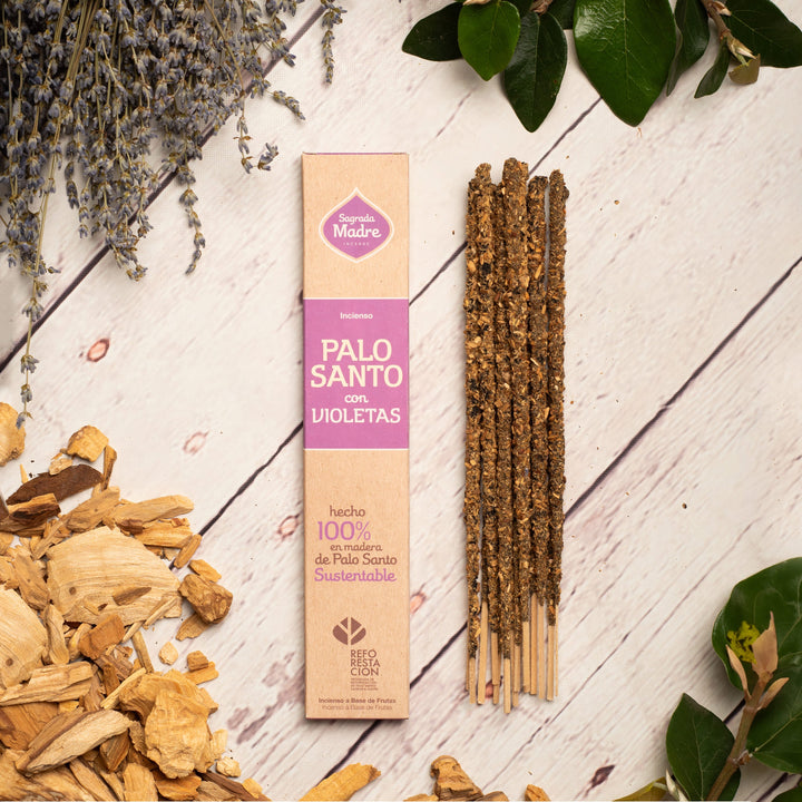 18 RAZONES INCIENSO 5920H PALO SANTO CON VIOLETAS