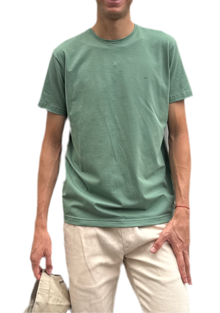 NEW ANCHOR CAMISETA VERDE OLIVA