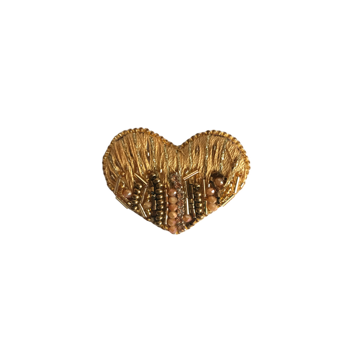 TUALÉ PT-0157 LOVE BROOCH