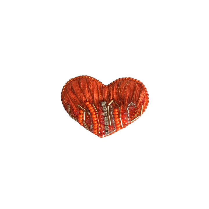 TUALÉ PT-0157 LOVE BROOCH