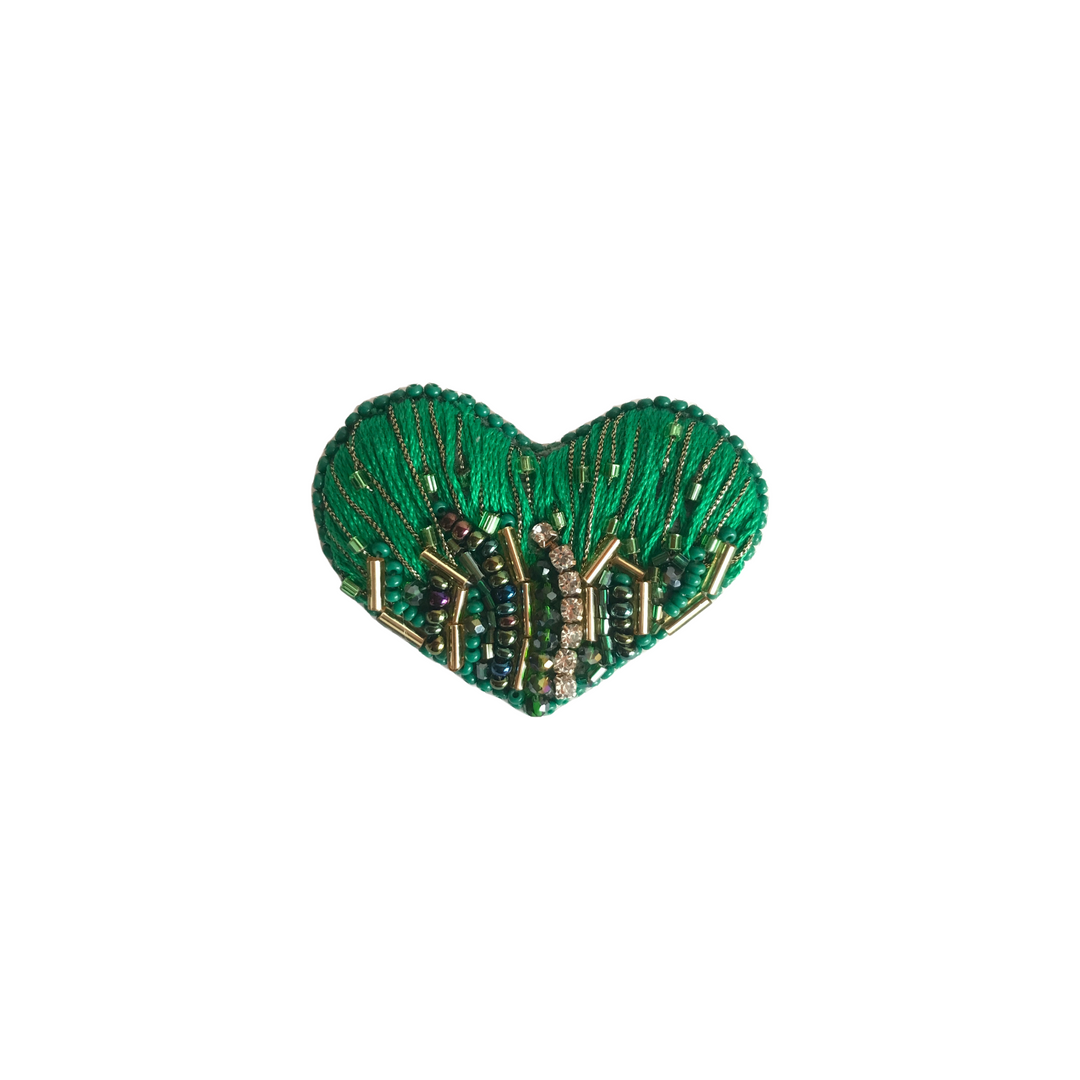 TUALÉ PT-0157 LOVE BROOCH