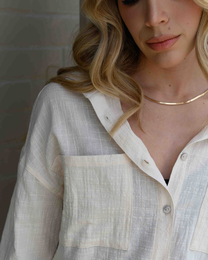 NITTA BONITA CAMISA LUCERO CREMA