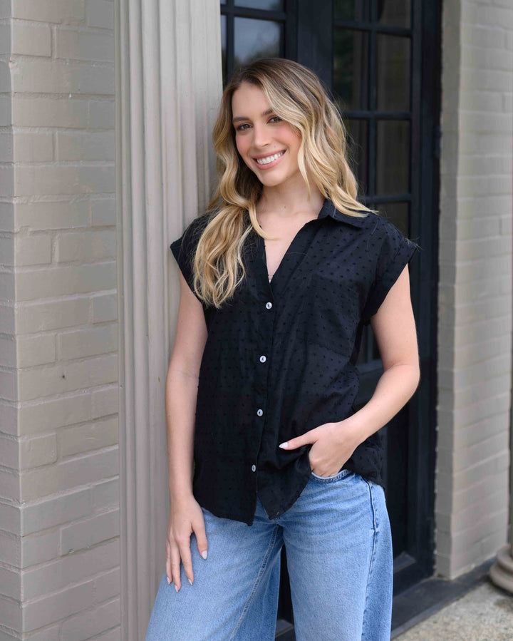 NITTA BONITA CAMISA BLEND COTTON BLACK