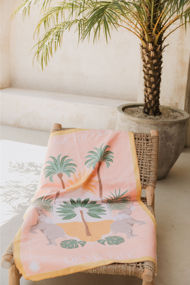 MANTTA TOALLA PLAYERA DE MICROFIBRA OASIS CORAL