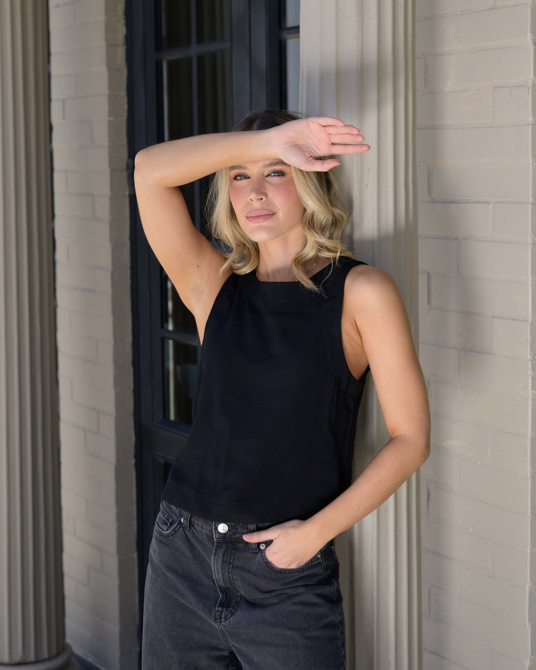 NITTA BONITA BLUSA CATA PLANE BLACK