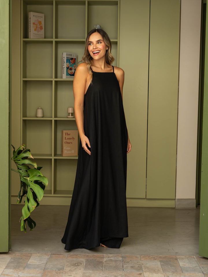 NITTA BONITA VESTIDO AITANA PLANE NEGRO