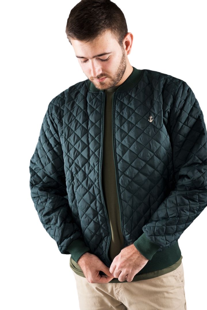 NEW ANCHOR CHAQUETA VERDE OSCURO