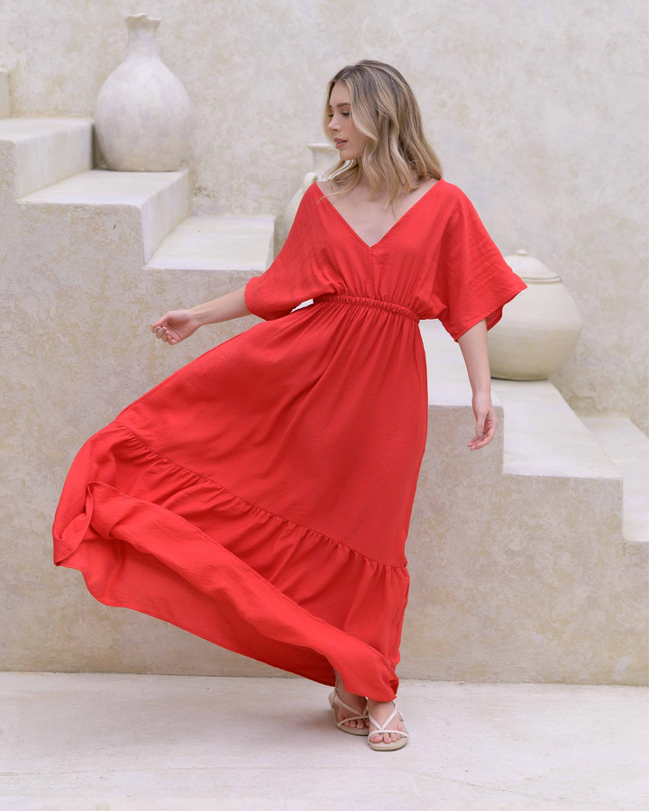NITTA BONITA VESTIDO ELODIA PLANE RED