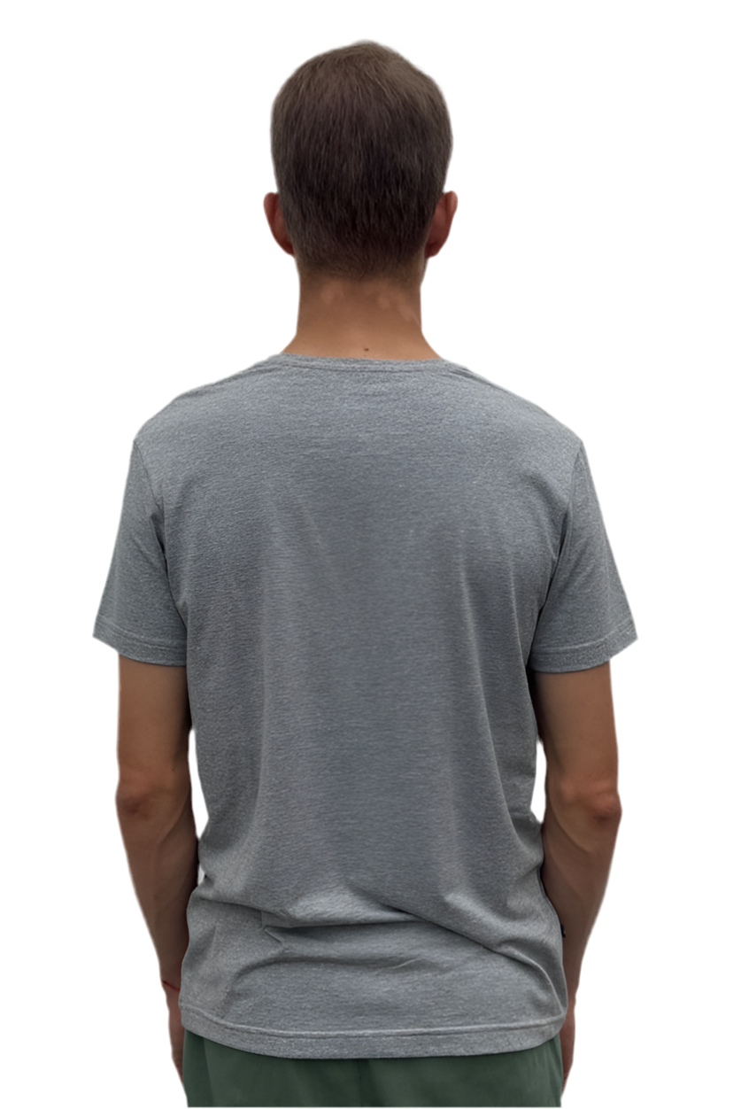 NEW ANCHOR CAMISETA GRIS JASPE