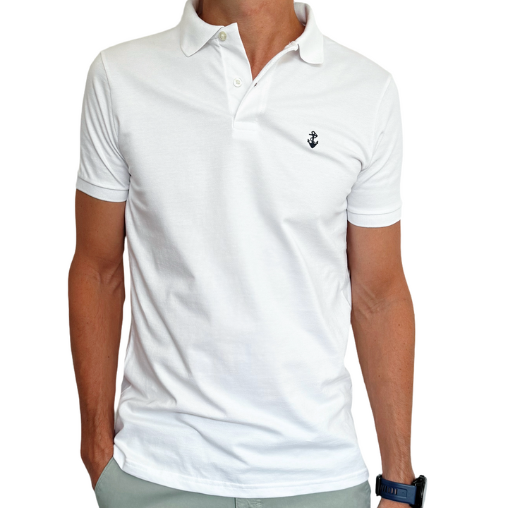 NEW ANCHOR POLO BLANCA