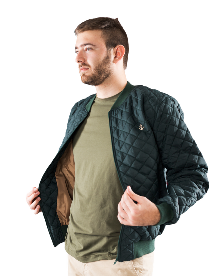 NEW ANCHOR CHAQUETA VERDE OSCURO