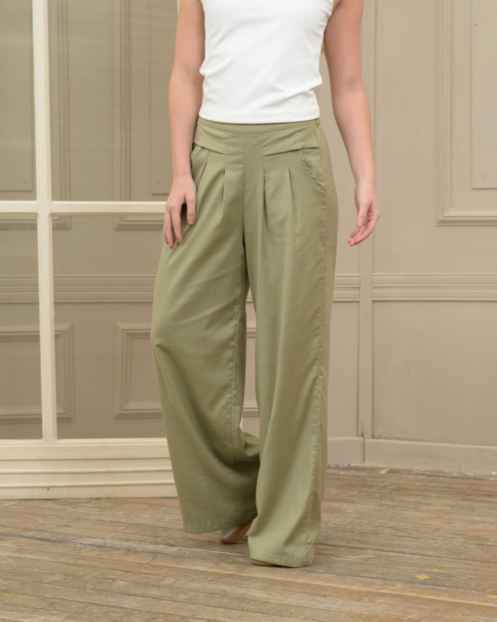 NITTA BONITA PANTALON WIMPER PLANE VERDE