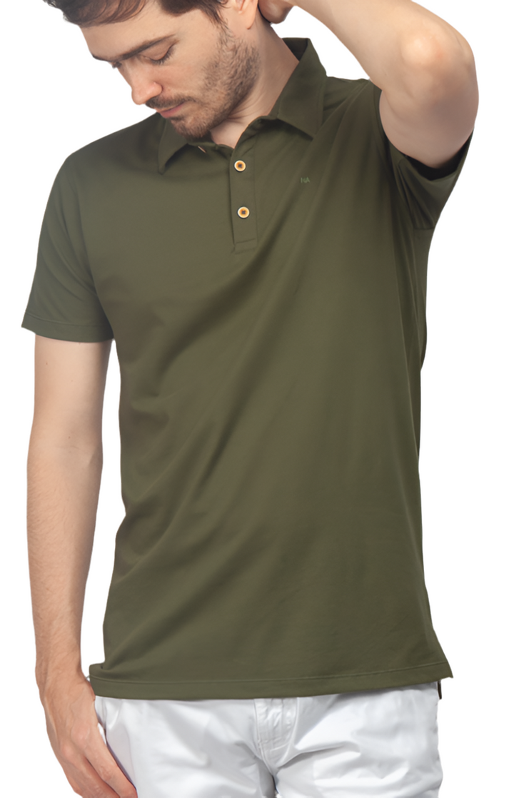 NEW ANCHOR POLO VERDE MILITAR NA