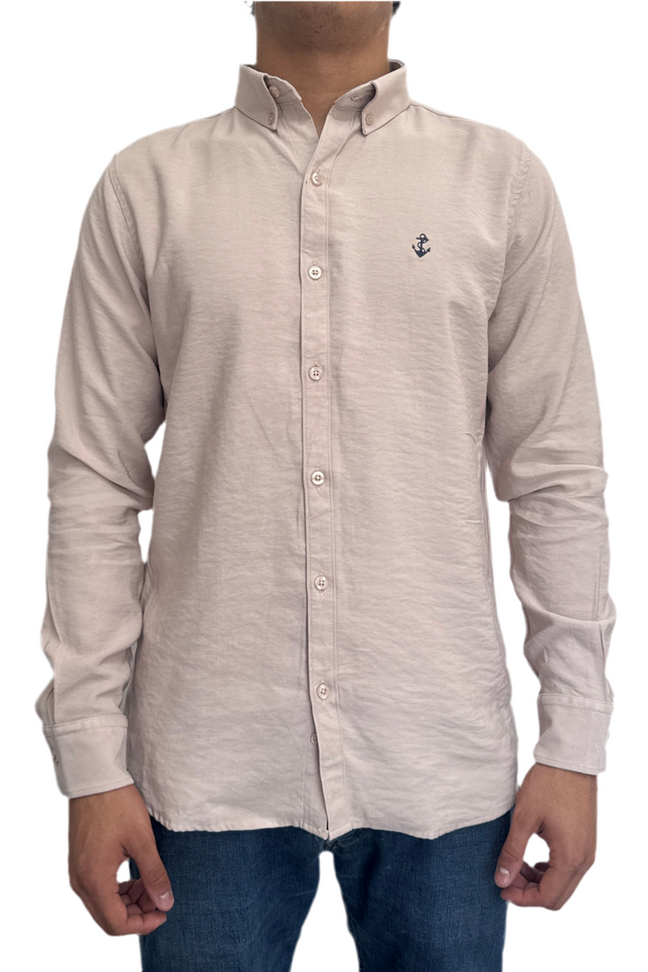NEW ANCHOR CAMISA BEIGE RAYON