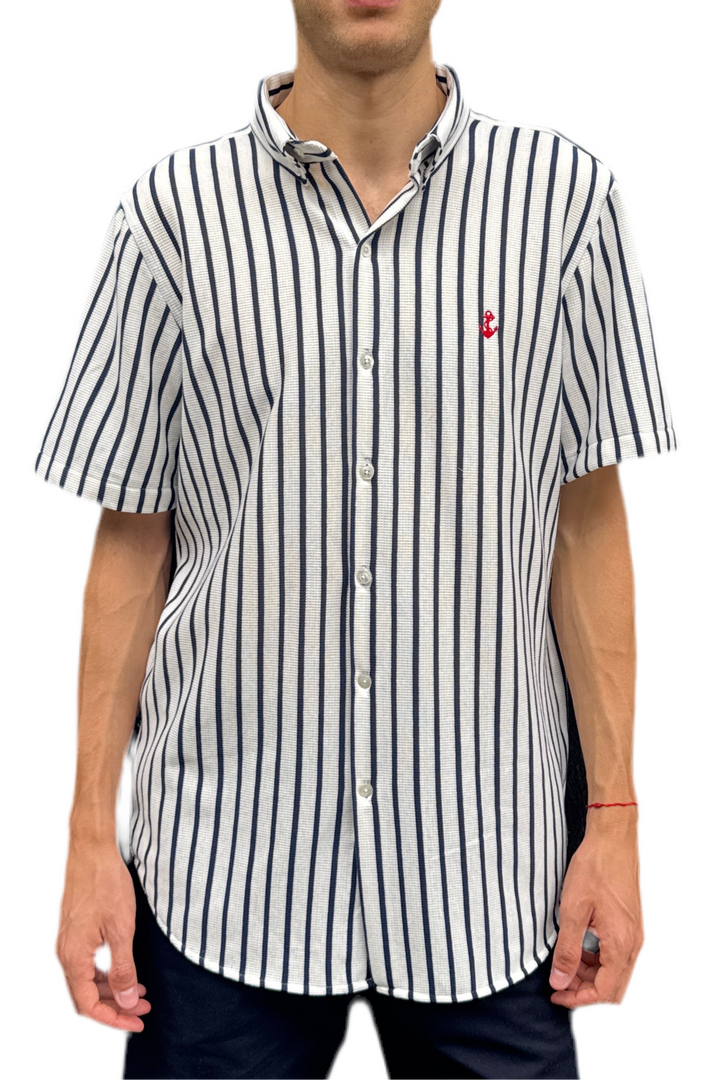 NEW ANCHOR CAMIBUSO BLANCO RAYAS NAVY