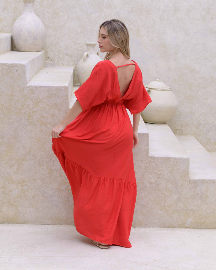 NITTA BONITA VESTIDO ELODIA PLANE RED
