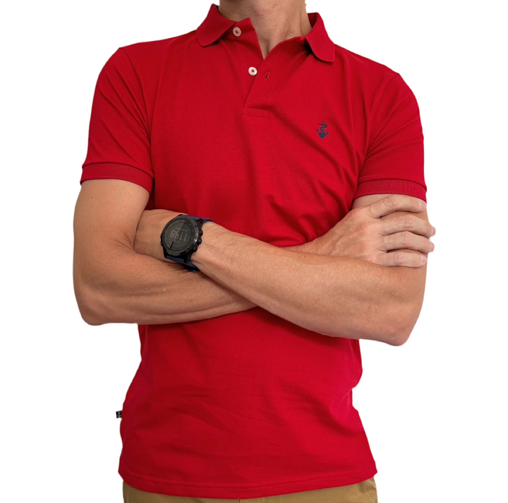 NEW ANCHOR POLO ROJA