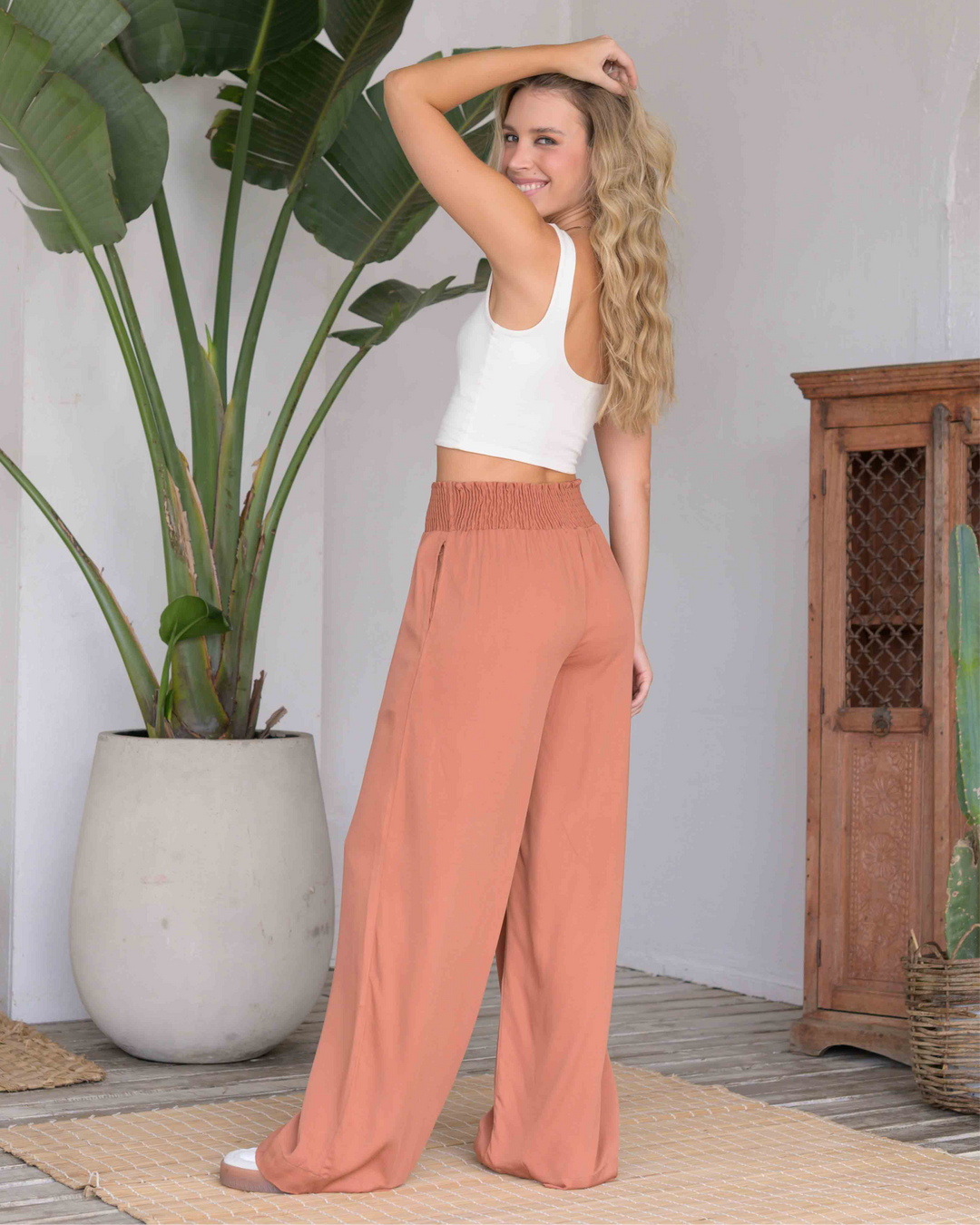 NITTA BONITA PANTALON OLIVIA PLANE ALMOND
