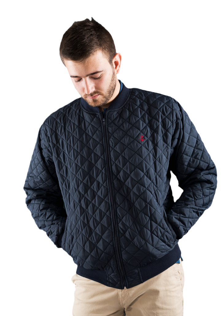 NEW ANCHOR CHAQUETA NAVY A ROJA