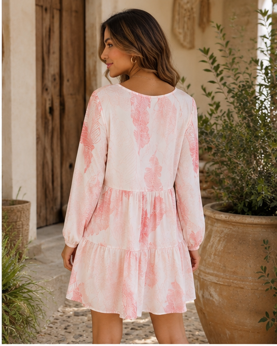 NITTA BONITA VESTIDO SANTANA TROPIC PINK