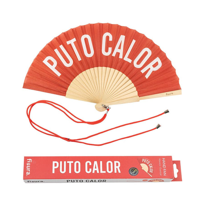 18 RAZONES  ABANICO PUTO CALOR ROJO