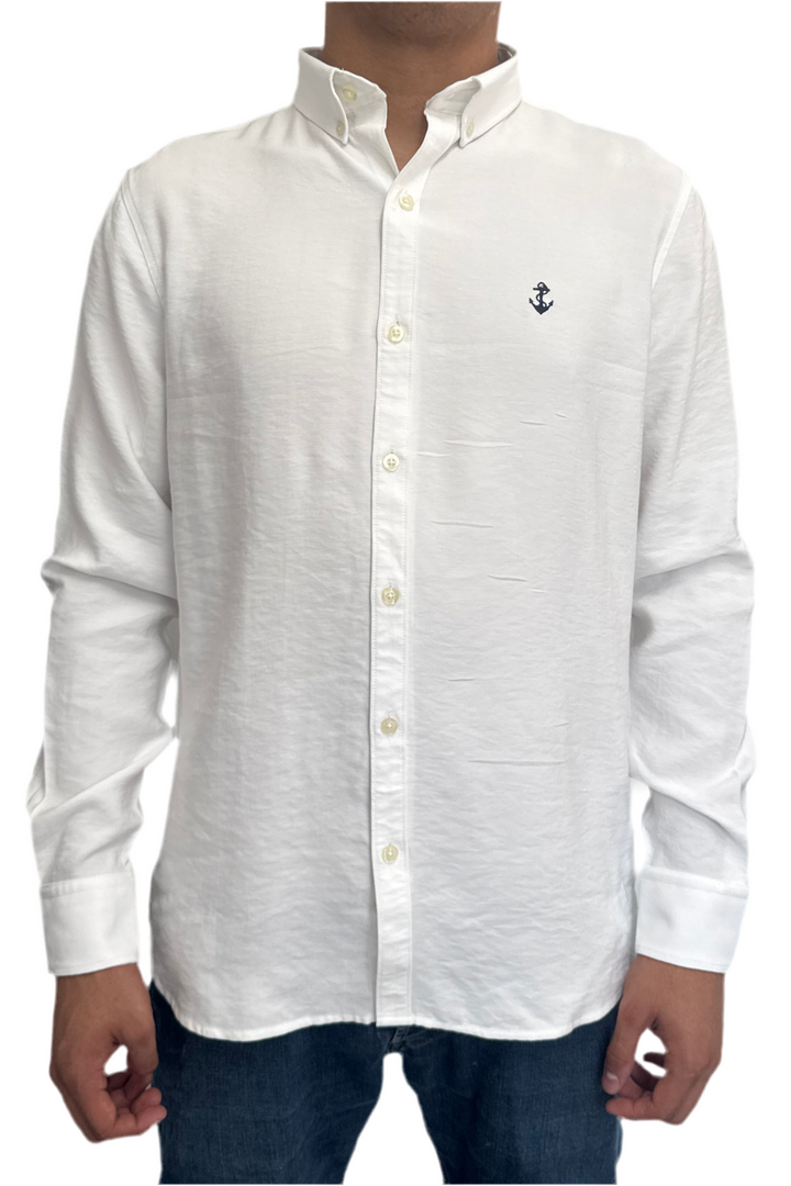 NEW ANCHOR CAMISA BLANCA RAYON