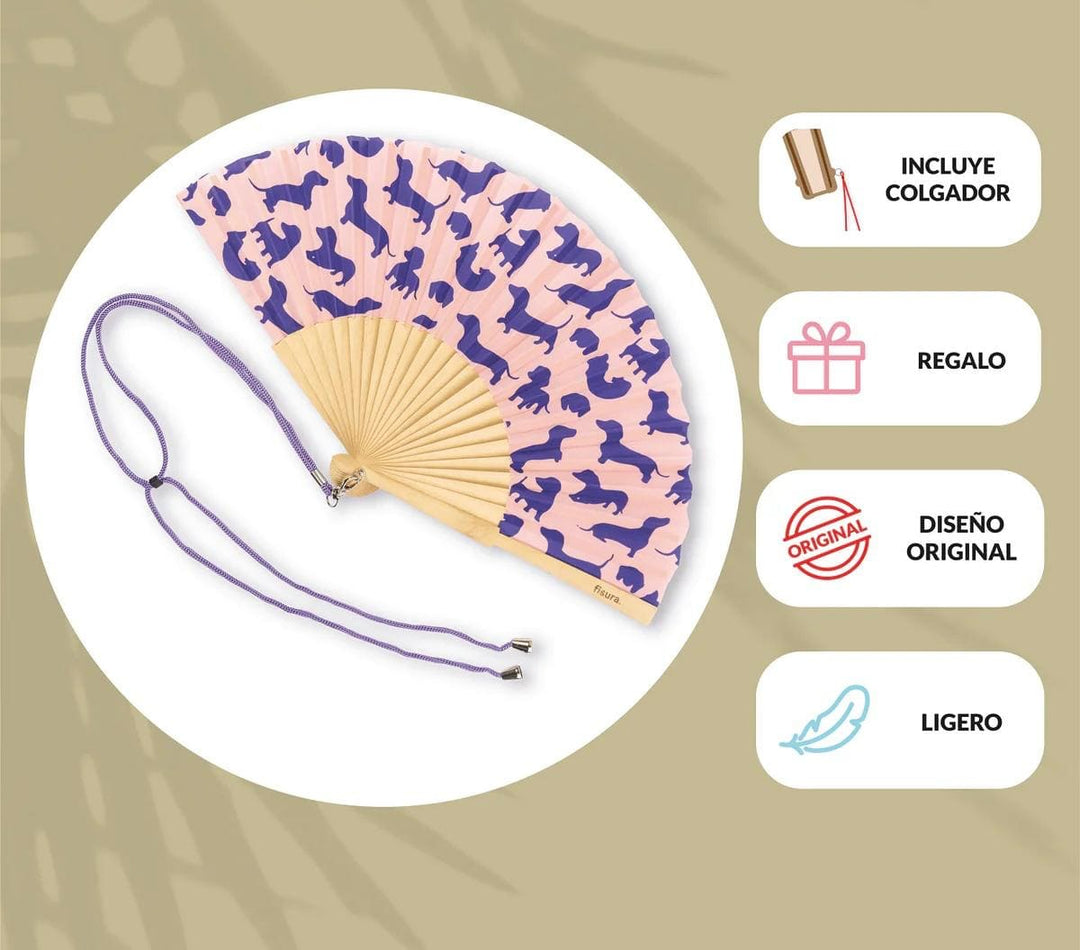 18 RAZONES  ABANICO PERROS SALCHICHA