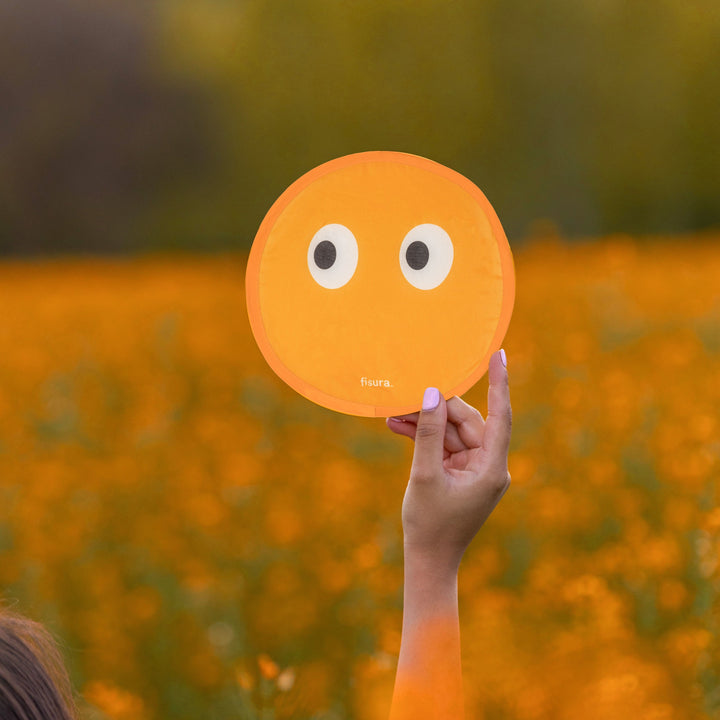 18 RAZONES  ABANICO PLEGABLE OJOS