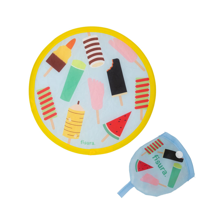 18 RAZONES  ABANICO PLEGABLE HELADOS