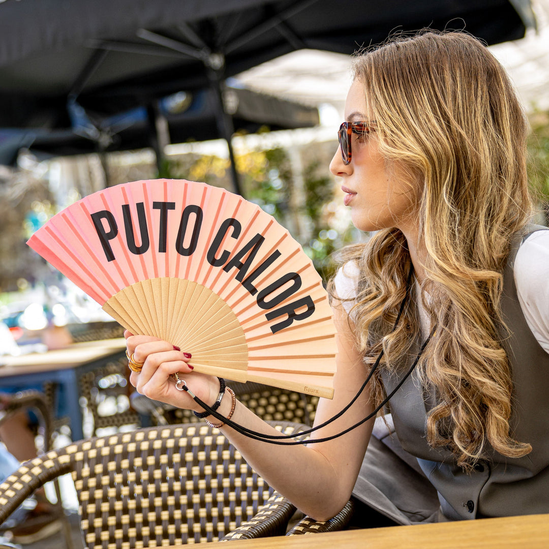 18 RAZONES  ABANICO PUTO CALOR DEGRADADO ATARCEDECER