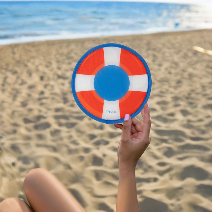 18 RAZONES  ABANICO PLEGABLE FLOTADOR