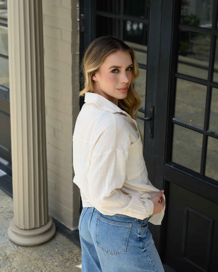 NITTA BONITA CAMISA LUCERO CREMA