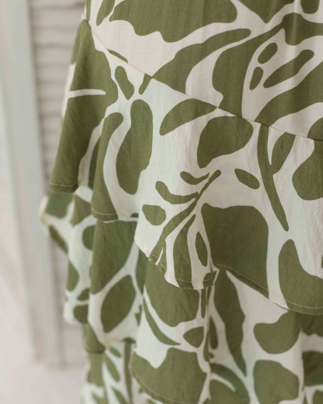 FALDA KAREN FLORES VERDE