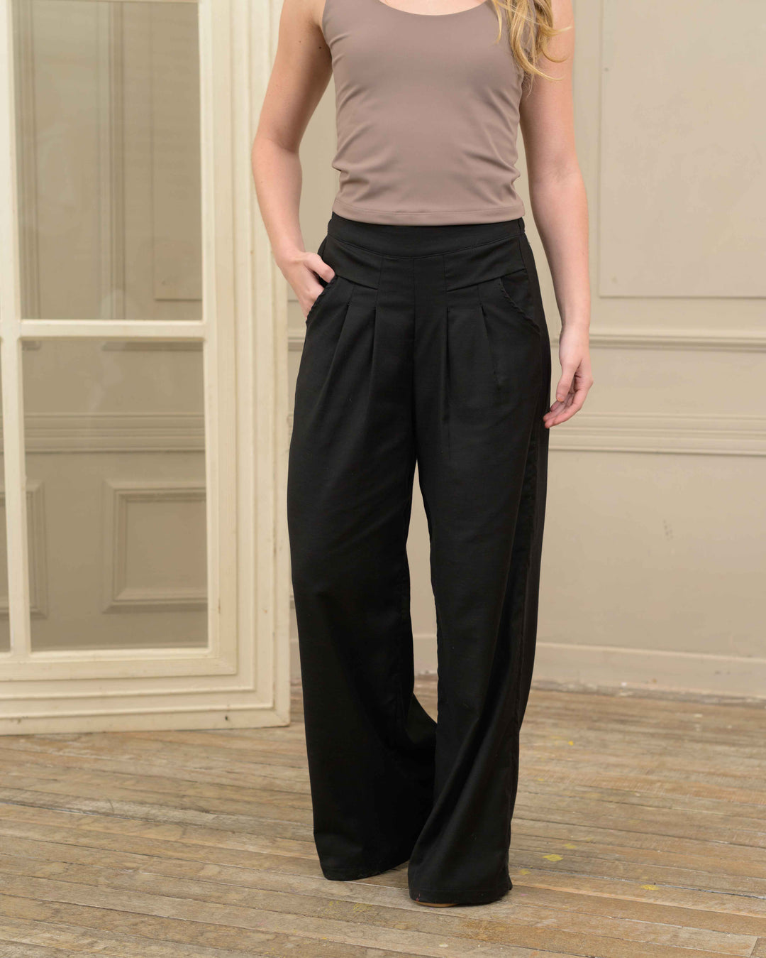 NITTA BONITA PANTALON WIMPER PLANE NEGRO
