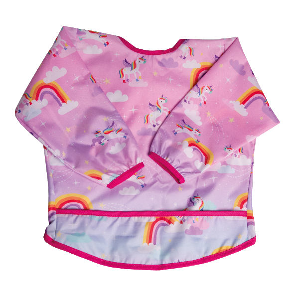 LA PEQUEÑA GALERIA 7707355239453 BML8569L BABERO CON MANGAS ARCOIRIS