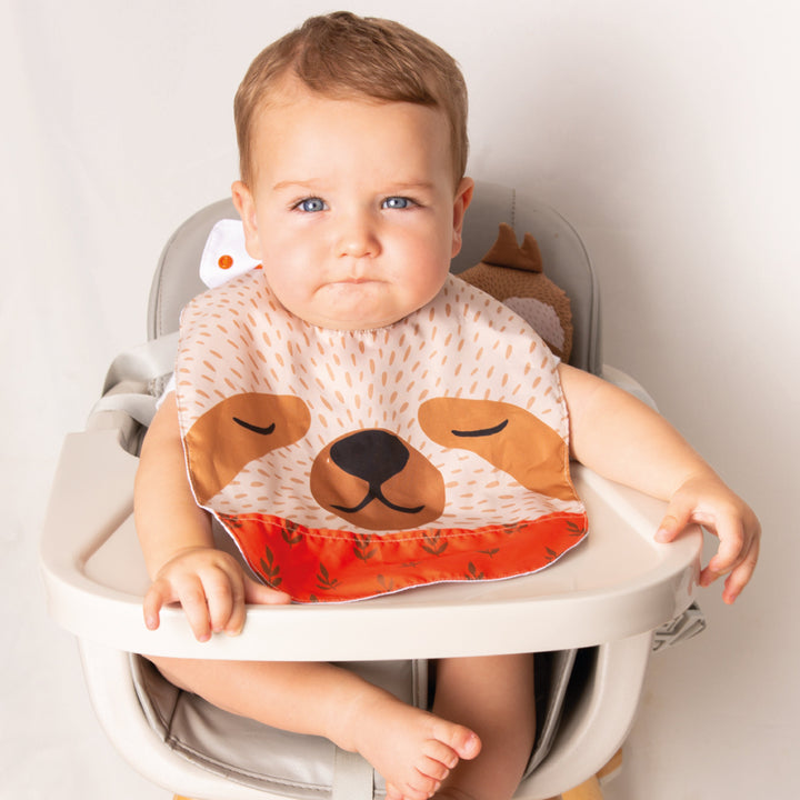 LA PEQUEÑA GALERIA 7707355237602 BB8370L BABERO OSO PEREZOSO