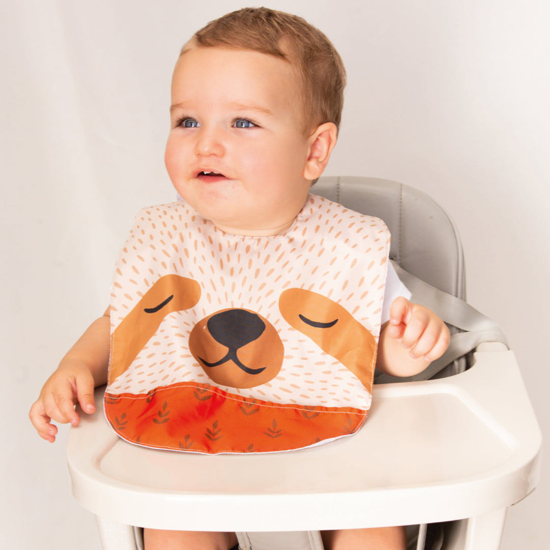 LA PEQUEÑA GALERIA 7707355237602 BB8370L BABERO OSO PEREZOSO