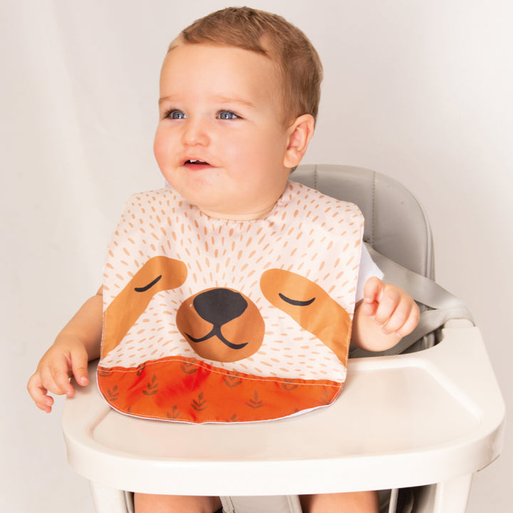 LA PEQUEÑA GALERIA 7707355237602 BB8370L BABERO OSO PEREZOSO