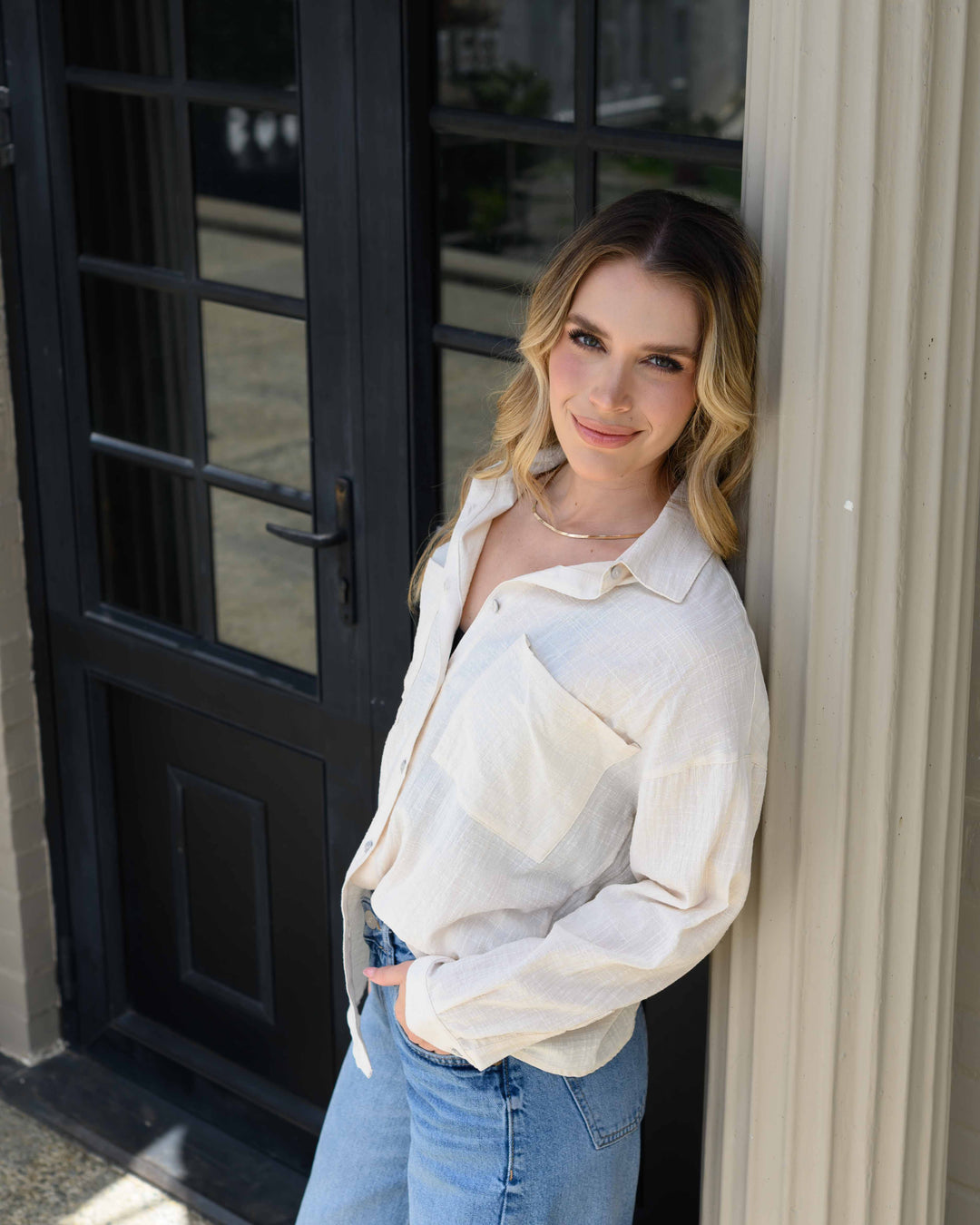 NITTA BONITA CAMISA LUCERO CREMA