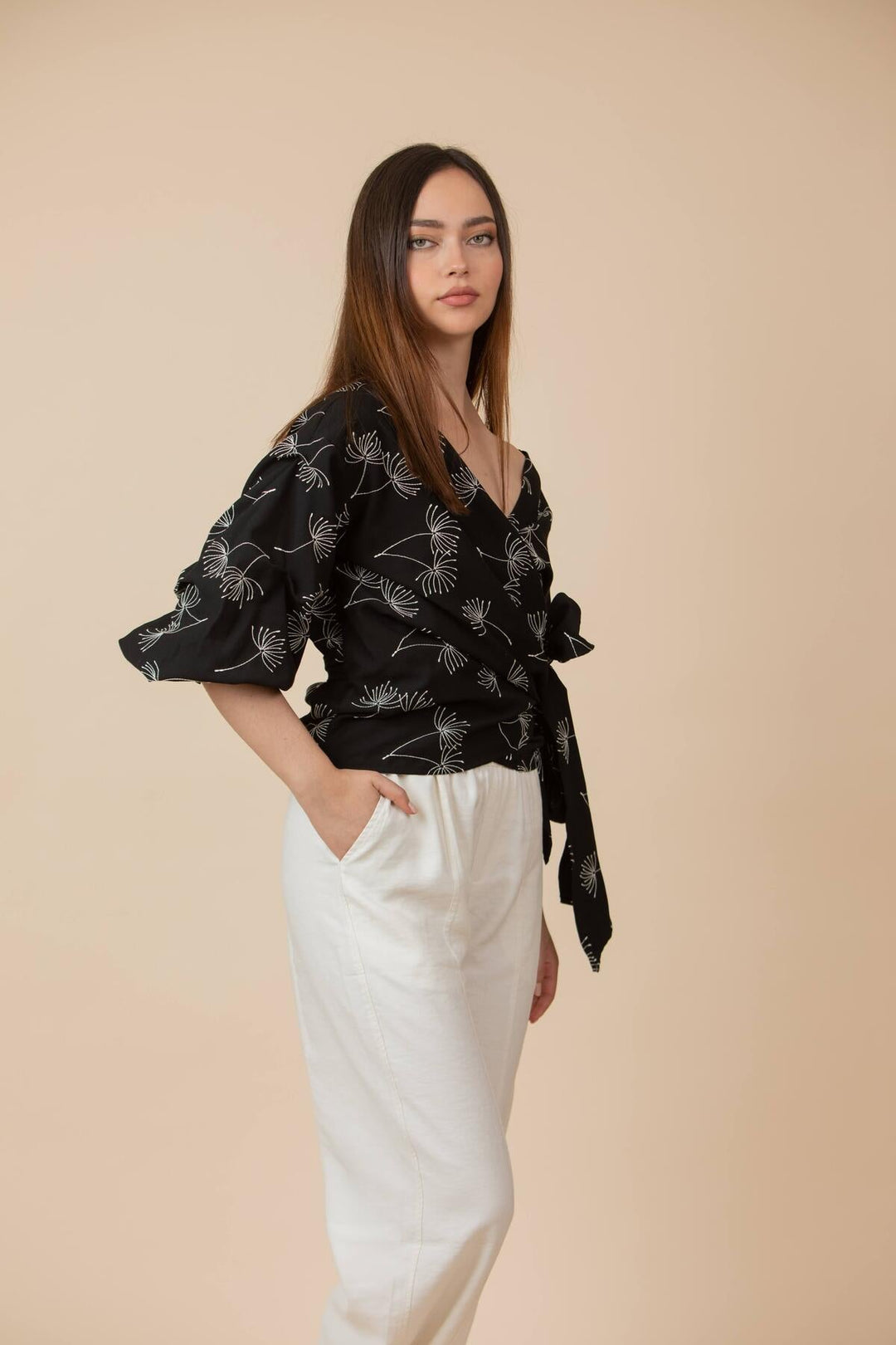 ULLA ULLA BLUSA LYCHE NEGRA TALLA UNICA