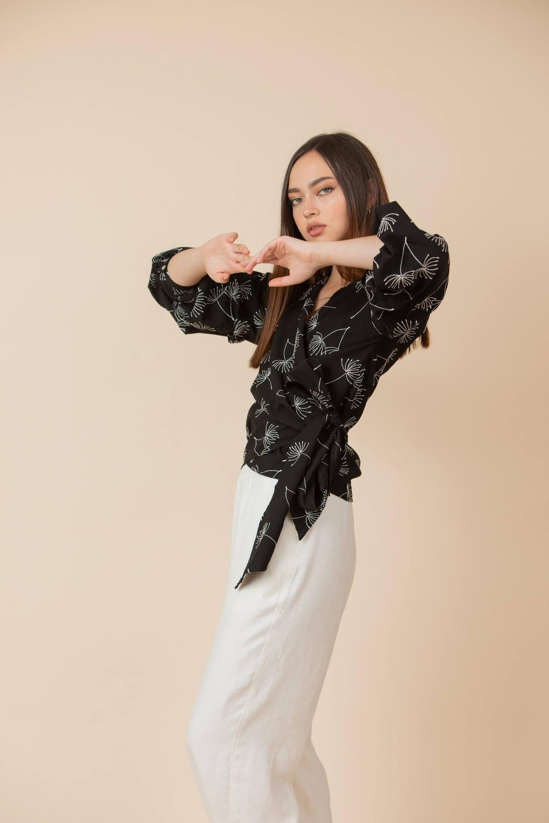 ULLA ULLA BLUSA LYCHE NEGRA TALLA UNICA