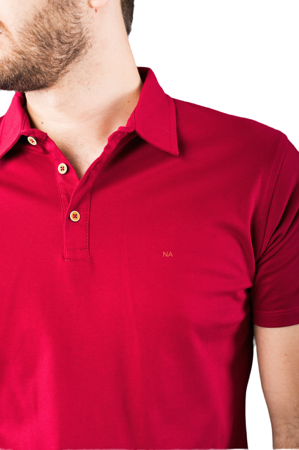 NEW ANCHOR POLO ROJO OCRE NA