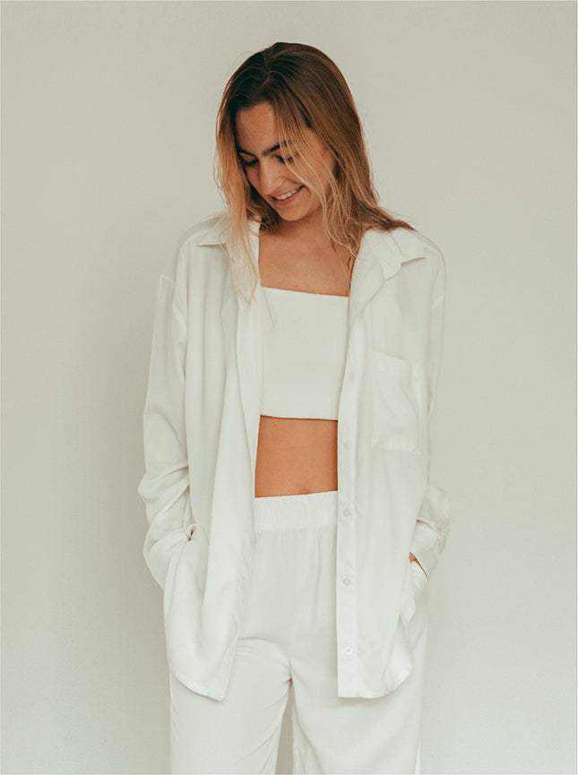 ONCE SHIRT BREEZY LARGA CREAMY