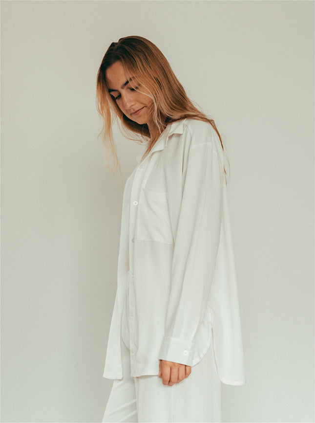 ONCE SHIRT BREEZY LARGA CREAMY