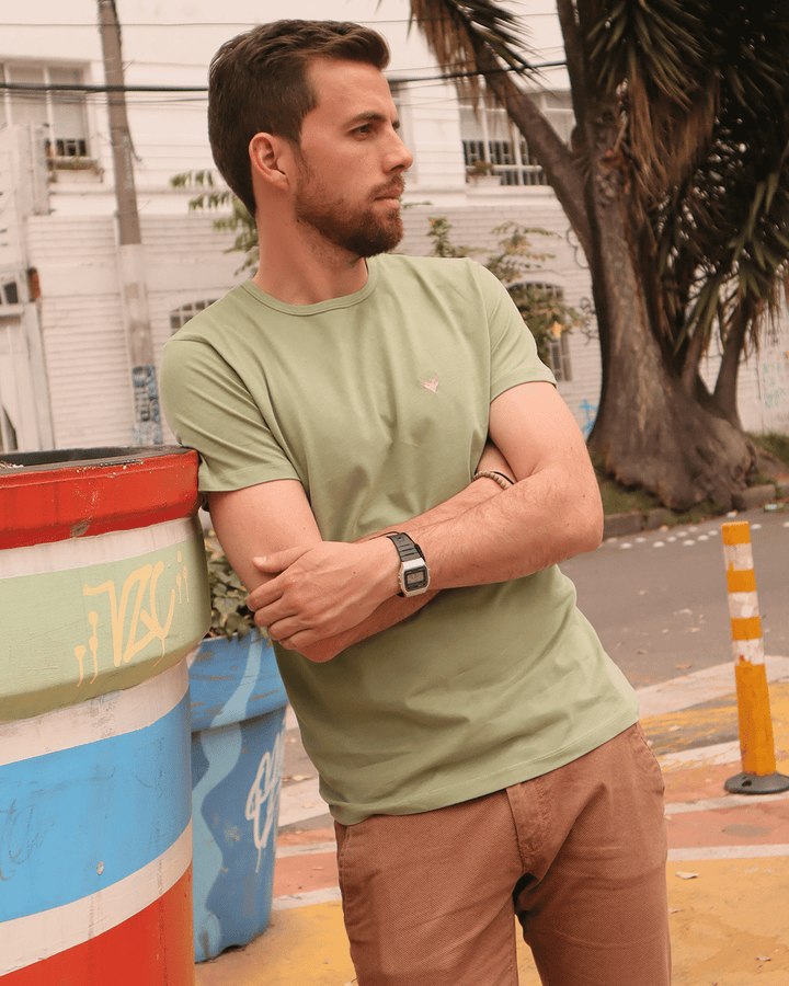 HANDELLS CAMISETA VERDE MUSGO